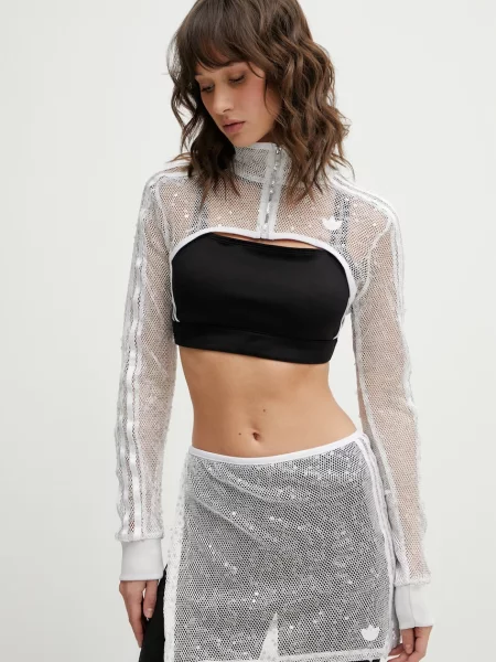 Adidas Originals bolerko Sunset Rythms białe