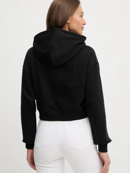 Tommy Jeans Mikina Linear Boxy Fit čierna
