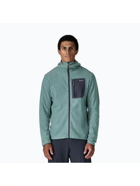 Мъжки трекинг суитшърт Patagonia R1 Air Full Zip Hoody blue sage синьо