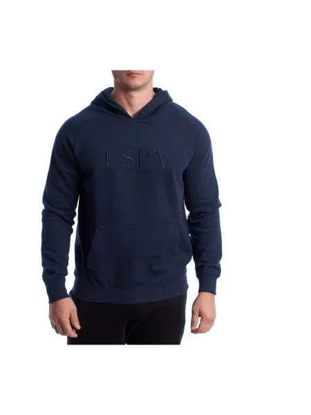 Bluza z kapturem U.s Polo Assn. z kapturem niebieska