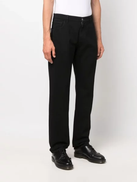 Straight fit džíny Raf Simons černé