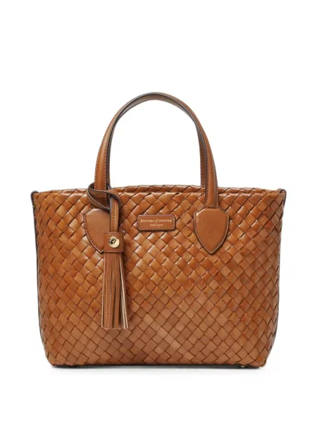 Shopper kabelka Aspinal Of London hnedá