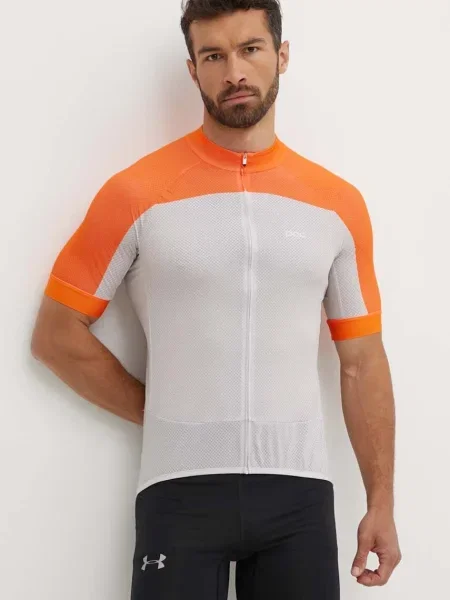 POC Cyklistické tričko Essential Road oranžové