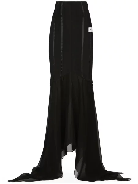 Fusta maxi Dolce & Gabbana drapată negru