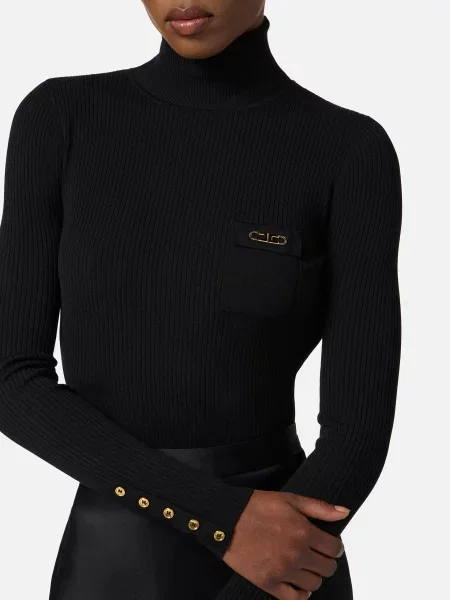 Платье Elisabetta Franchi черное