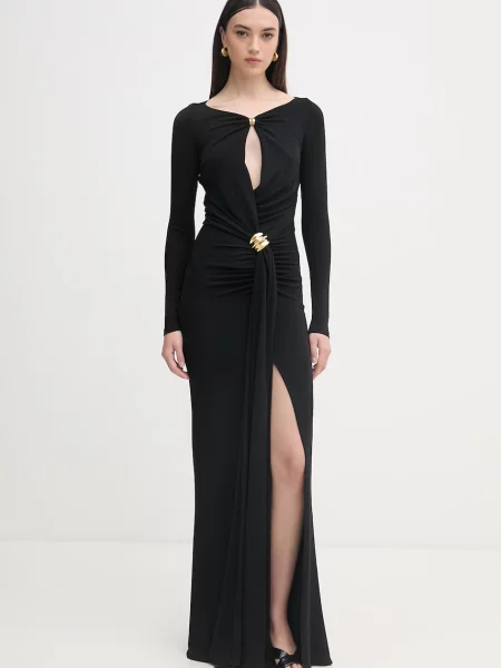 Elisabetta Franchi rochie cu vâscoză negru