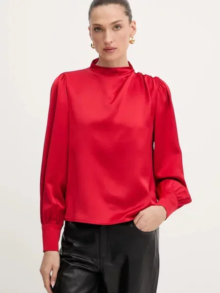 Fracomina bluză uni roșu