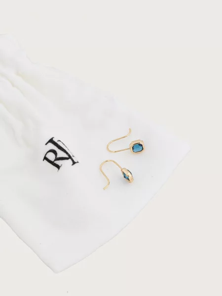Lauren Ralph Lauren kolczyki mosiężne