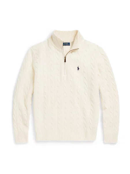 Polo Ralph Lauren Πουλόβερ κρεμ
