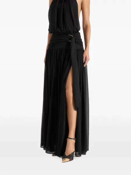 Rochie maxi Manière De Voir drapată negru