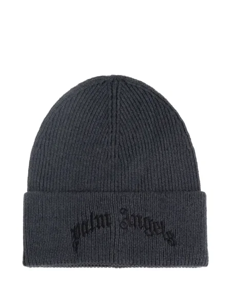 Căciulă Palm Angels cu broderie gri