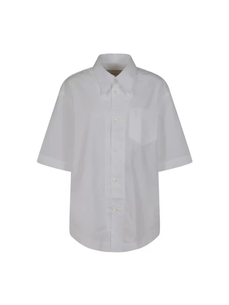 Koszula Ami Paris z krótkim rękawem biała