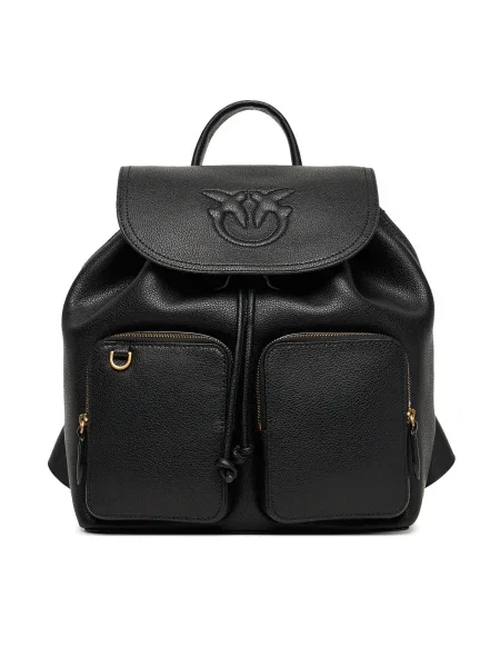 Rucsac Pinko din piele negru