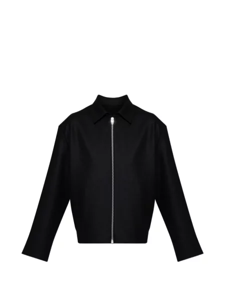 Geacă Jil Sander de lână negru