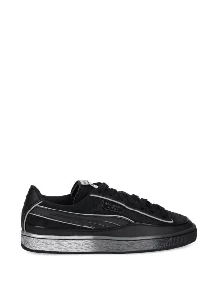 Sneakerși Puma Suede din piele de căprioară negru