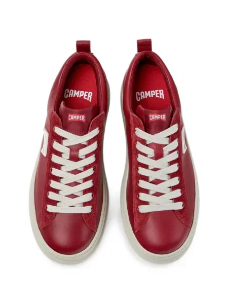 Sneakerși Camper din piele roșu