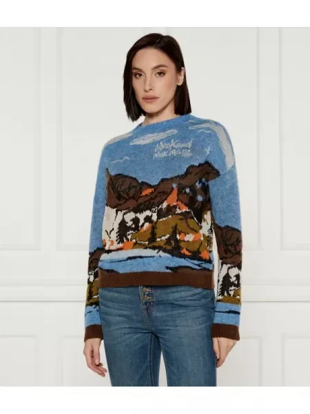 Weekend MaxMara De lână pulover albastru