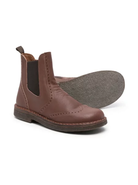 Buty do kostki dziecięce Pèpè brązowe