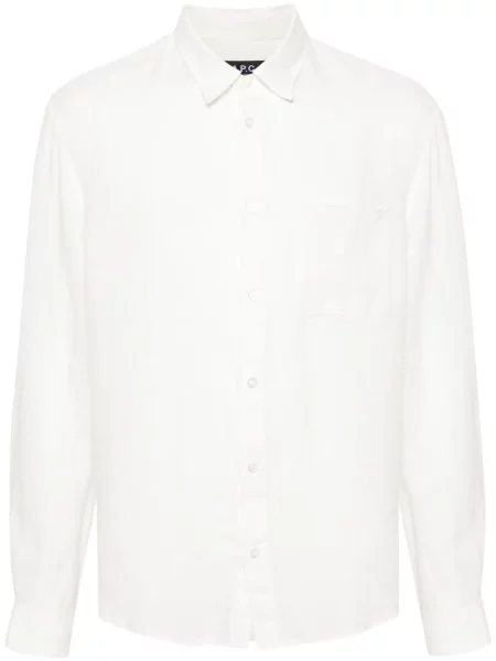 Cămașă A.p.c. cu broderie alb