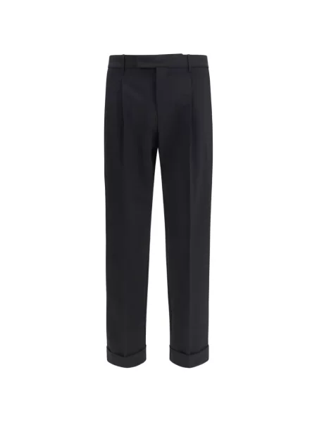 Pantaloni de morcov Cruna negru