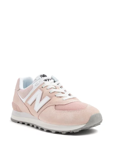 Sneakerși New Balance 574 alb