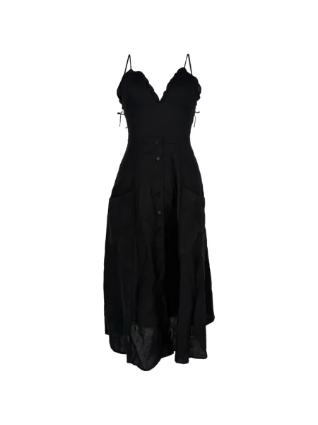 Rochie Reformation cu decolteu în V negru