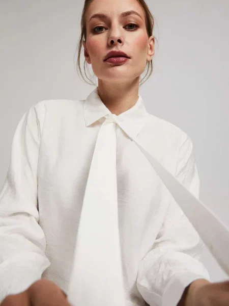 Cămașă Marisse cu perle negru