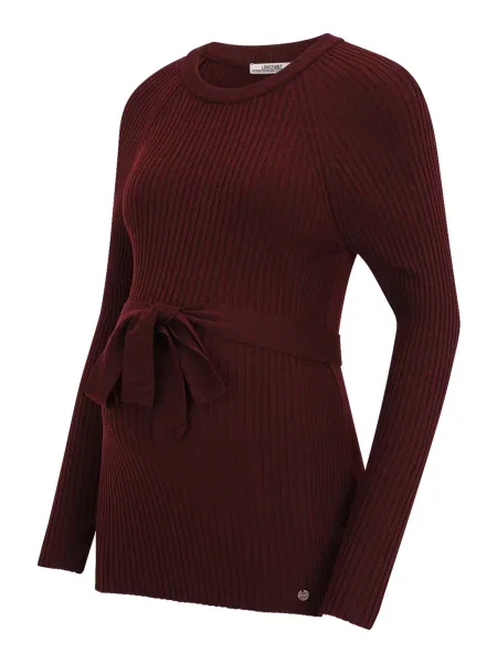 Pulover burgundy roșu