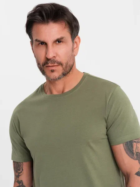 Tricou Ombre clasic kaki