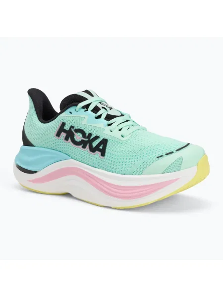 Дамски обувки за бягане HOKA Skyward X mint fluorite/blue spark синьо
