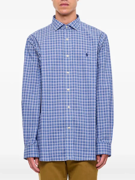 Kostkovaná košile Polo Ralph Lauren modrá