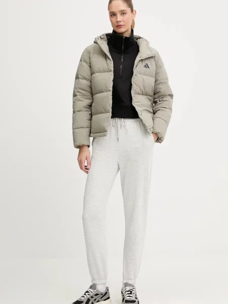 Пухова куртка adidas Helionic зимова зелений