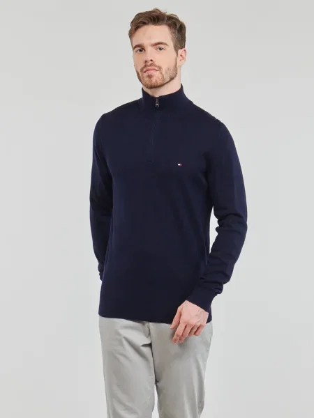 Kašmírový sveter Tommy Hilfiger modrá
