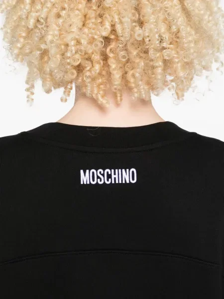 Hanorac Moschino cu imagine negru