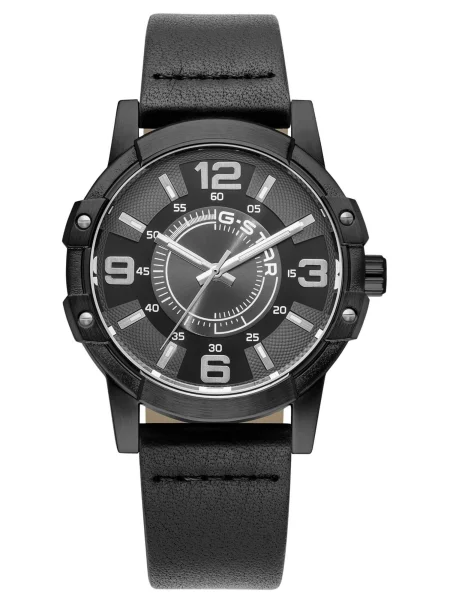 G-STAR Analogové hodinky Watch Constructed' černá