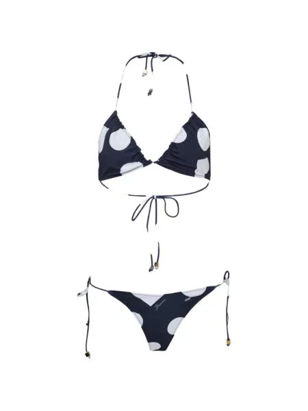 Bikini Jacquemus cu buline albastru