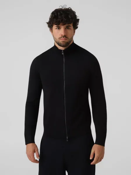 Кардиган Armani Exchange темно-синій віскоза/поліамід синій