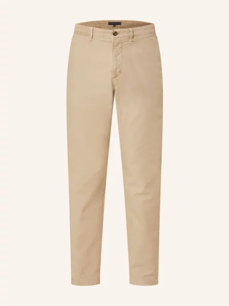 Tommy Hilfiger Chino Kalhoty Harlem Relaxed Tapered Fit béžová