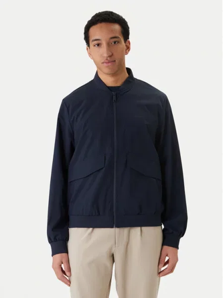 Calvin Klein Prehodna jakna temno modra