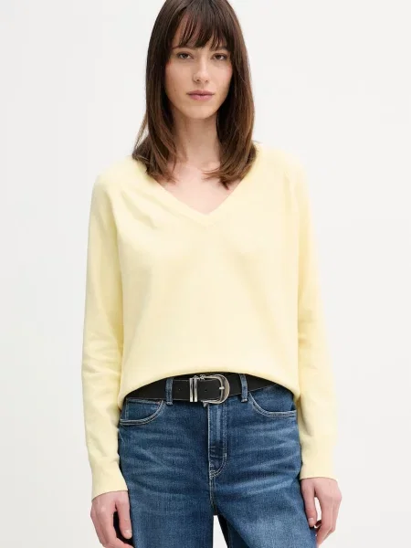 Levi's pulover TARA SUPER SOFT VNECK galben