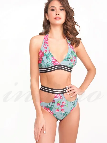 Купальник с мягкой чашкой плавки бразилиана