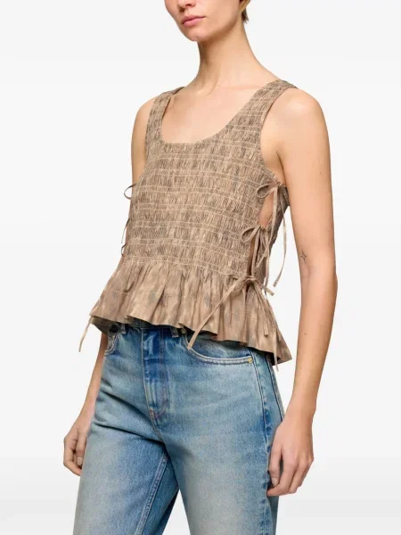 Bluză Ganni cu legături