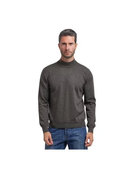 Sweter Gran Sasso wełniany szary