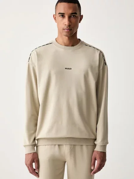 HUGO hanorac de loungewear pentru bărbați cu NOAH SWEATSHIRT bej