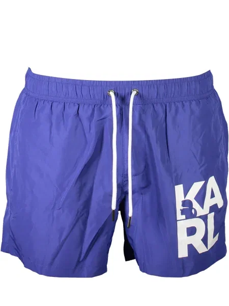 Plavalne hlačke Karl Lagerfeld Beachwear modra