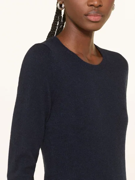 Ftc Cashmere Kašmírový Svetr tmavě modrá