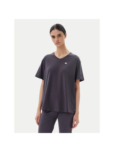 Emporio Armani Majica Loose Fit siva