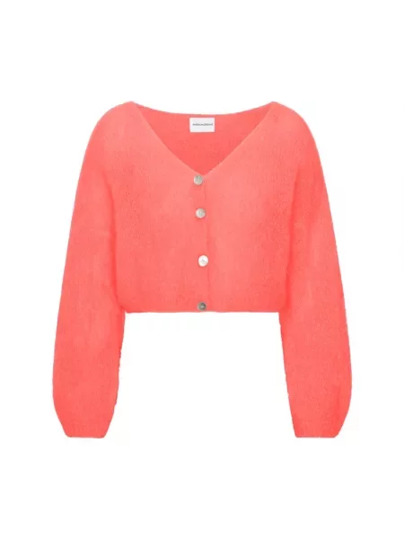 Moherowy kardigan American Dreams czerwony