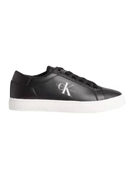 Trampki Calvin Klein Jeans skórzane czarne