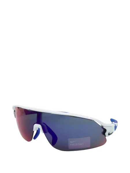 Ochelari de soare Nike de catifea cu autograf retro alb